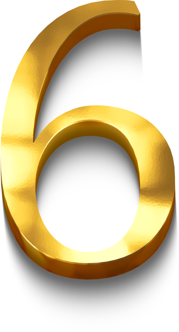 3D font glossy shiny 6